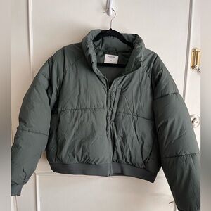 Cropped Puffer Jacket